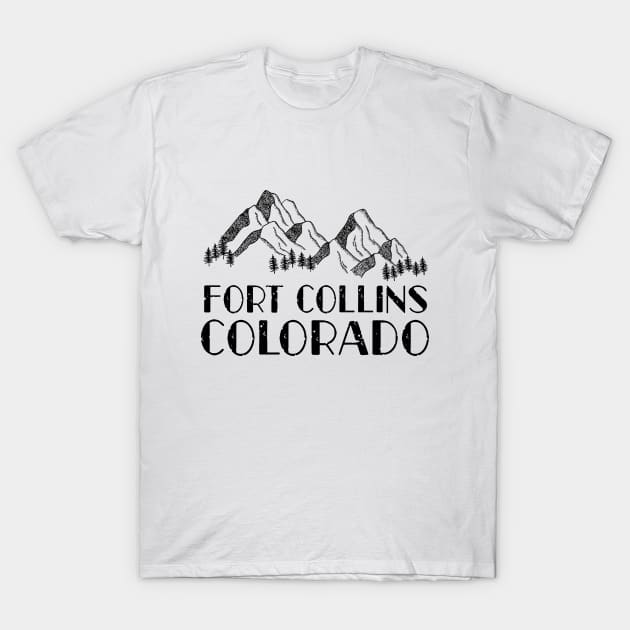Fort Collins Colorado CO Colorado tourism T-Shirt by BoogieCreates